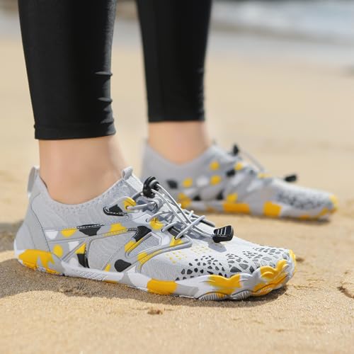 Image of Hike Barefoot Shoes for Women Men Breathable & Non-Slip Athletic Footwear Wide Toe Water Shoes,Designed for Walking,Running&Swimming