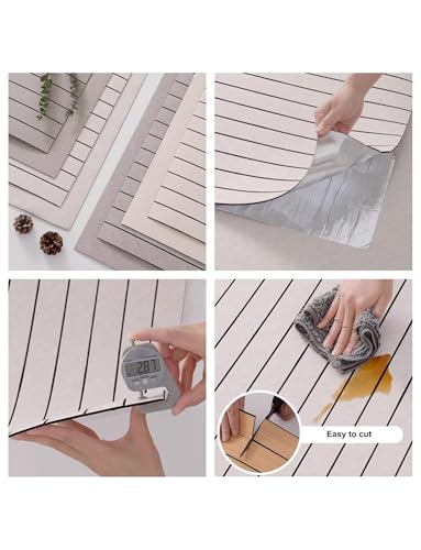 Panneaux muraux autocollants en mousse souple pour decoration et revetement plafond - 4