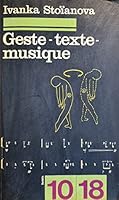 Geste, texte, musique 2264008237 Book Cover