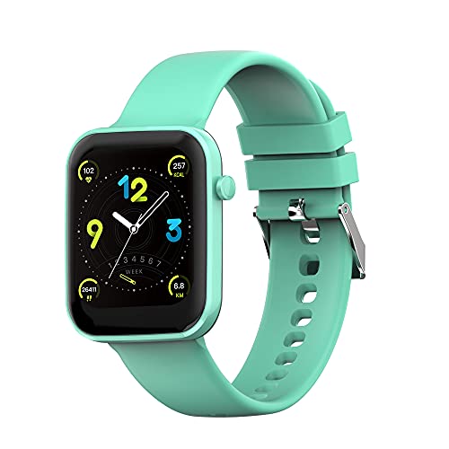 Image of Probus P15 Full Touch Smart Watch 1.69 inch Industry Leading Display With 7 Days Battery Life, IP67 Water Resistant ,Blood Oxygen and Heart Rate Monitor, Sleep & Step Tracker, Smart Notification And Multiple Watch Faces(Green)