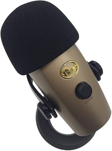 Miniatura 2 de Filtro Pop para Blue Yeti Nano Deadcat Wind Muff para Blue Yeti Nano Micrófono Cubierta de espuma Parabrisas para Blue Yeti Nano Mic (negro)