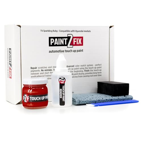 T4 Sparkling Ruby Touch Up Paint Kit for Hyundai 1.35 fl oz