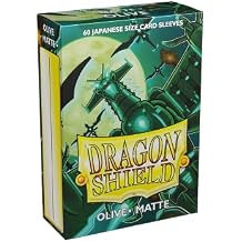 Dragon Shield Japanese Size Sleeves Matte Olive 60CT - Card Sleeves Smooth & Tough - Compatible with Pokemon, Yugioh, More TCG, OCG