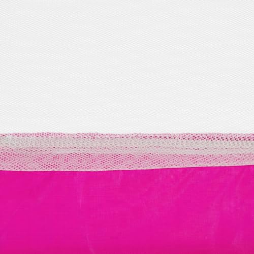 Image of Classic Mosquito Net for Baby Swing /Jhula, Jula Baby Mosquito Net for 0-3 Year Baby, Baby Cradle Swing, with Side Zip Opening (Pink)
