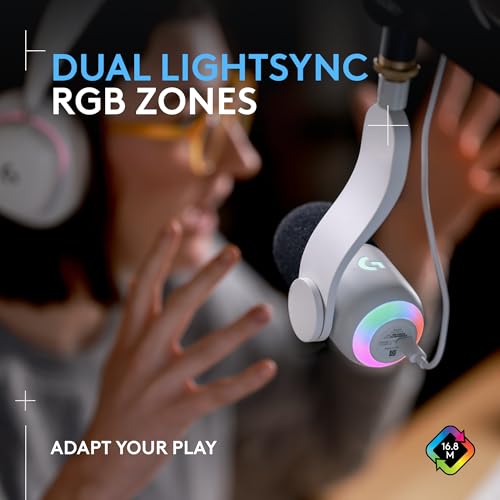 Logitech G Yeti GX Dynamic RGB Gaming Microphone with LIGHTSYNC - White - image 3