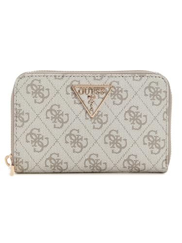 GUESS Laurel II SLG porte-monnaie femme taupe avec zip rigide
