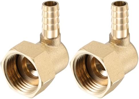 EVANEM 5 X Messing, Gerade Schott, Gleicher Widerhaken, Endstückschlauch, Kupferrohrfitting, Koppler, Luft-Wasser-Anschlussadapter (Size : 16mm-16mm Barb