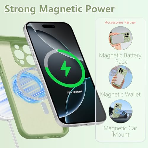 Coque iPhone 16 Pro Max silicone antichoc compatible MagSafe esthétique à fleurs