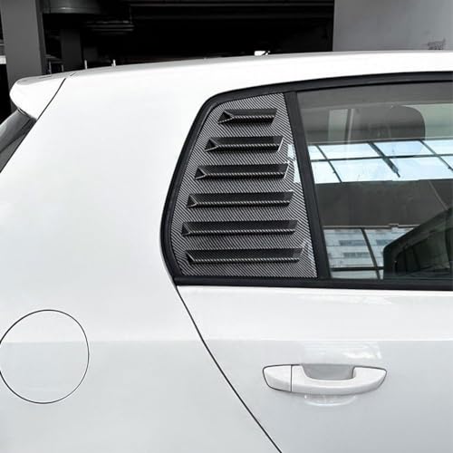 Persianas de ventilación para VW Golf 6 MK6, cubiertas traseras ABS contra el sol lateral 2