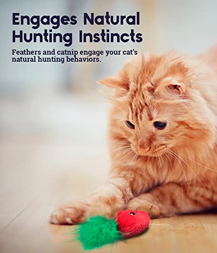 Catstages Straw-Babies Cat Dental Catnip Mesh Toy, Pink - 3 Pack #TOP3