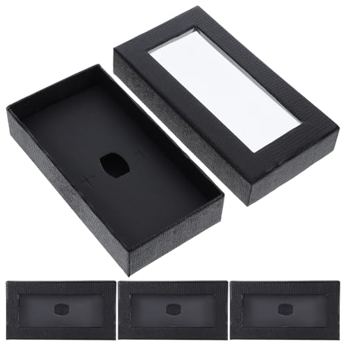 WEKAMOS �t�@�b�V�����֕����l�N�^�C���[�{�b�N�X �������t�������P�[�X �u���b�N ���b�s���O�p�i �����Y�p�v���[���g�p 4�Z�b�g