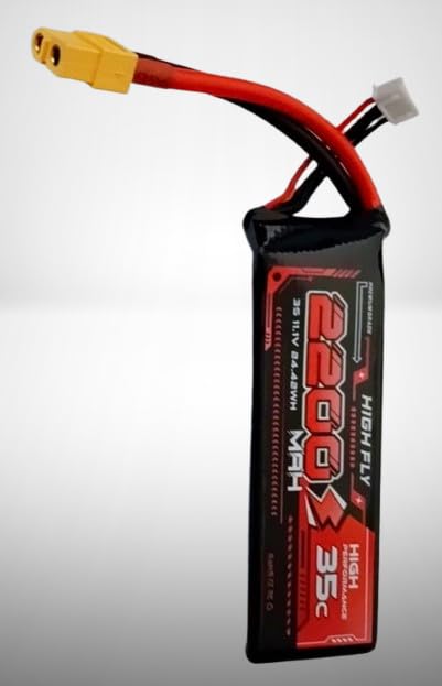 Image of Gauri Enterprises - LIPPO Battery ABSD 11.1V, Nano 2200MAH 3s 80c Rechargable Lipo Battery Professional Drone Camera Battery
