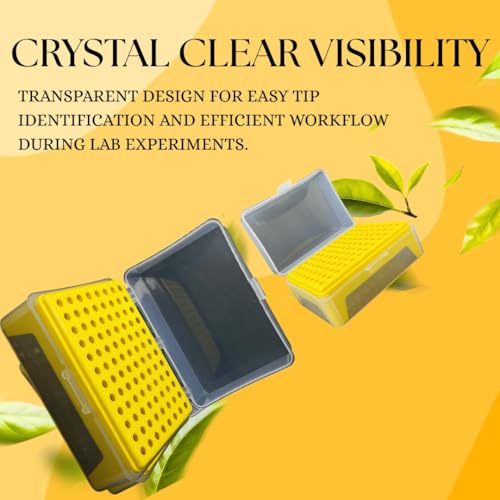 Image of SBT Clear & Sure Micro Pipette Tips Stand /Rack For Laboratory 1000ul, 200ul, (Pack of 2) 96 Hole