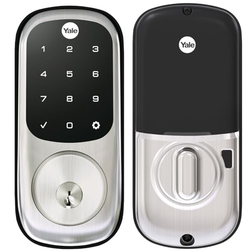 Yale Assure Lock Touchscreen Deadbolt with Z-Wave, Satin Nickel