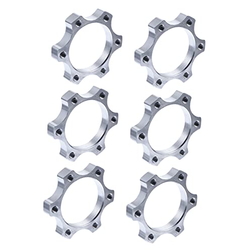 Abaodam 6Pcs Disc Brake Adapter for Conversion Durable Hubs Disc Adapter for Mountain and Road Bikes Easy to Install