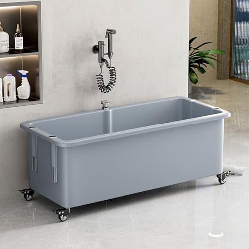 Seau à franges en plastique et évier utilitaire mobile de lavage