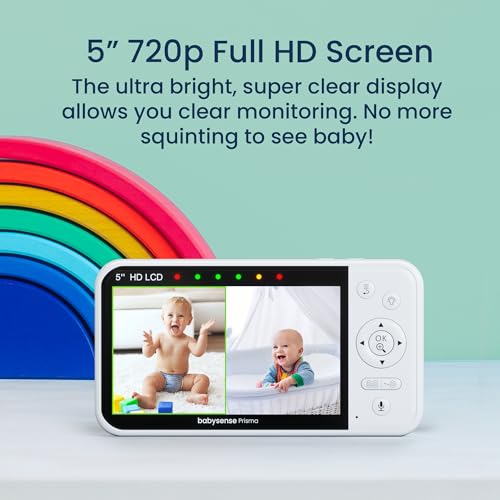 Babysense Prisma 5-inch Dual-Camera Video Baby Monitor (No Wi-Fi) — view 6