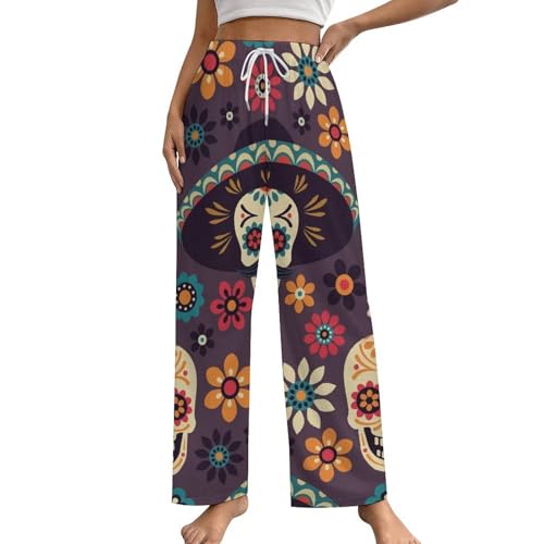 Bas de pyjama femme imprimé fleurs résoud le manque de poches des vêtements de nuit