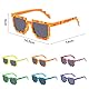 O-Kinee Pixel Mosaik Brille Bunt 6 Pack ，MLG Brille Pixelbrille Sonnenbrille Pixel Brille Lustig Spielzeug Mosaik Sunglasses Ideal für Partys und Verkleidungen