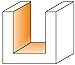 CMT 811.754.11 Straight Bit, 1/2-Inch Shank, 1-Inch Diameter, Carbide- Tipped