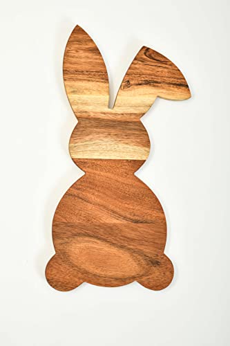Affinity Decor Tabla de Cortar de Madera de Acacia Orgánica para Cocina con Mango Integrado 15"L x 7"W miniatura 1