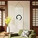 Japanese Tapestry Wall Art Scroll - Feng Shui & Lucky Symbols | W15.7xH47.2