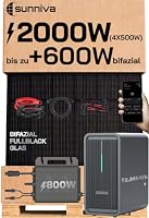 SUNNIVA – SUNNIVA® 2000W Balkonkraftwerk mit 2,24 kWh Speicher Marstek