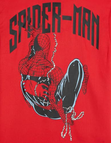 Image of Marvel Spider-Man Matching Family Hawaiian Short Sleeve Button Down Shirt