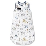 Domiamia Summer Baby Sleep Sack Ultra Breathable Soft Bamboo & Cotton 0.6 TOG Baby Sleeping Sack 6-1