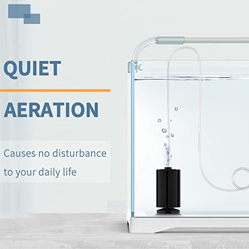 Pawfly Aquarium Bio Sponge Filter Quiet Betta Fry Shrimp And Small Fish Foam Filter For Fish Tanks Up To 20 Gallons, 3 Pack #TOP4