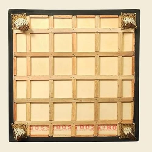 Image of KMT 32 Inch Carrom Board Full Size Matte Finish | Smooth Playing Surface | Assam Plywood| Indoor Board Game for Kids & Adults | Family Recreation & Skill Practice (32 x 32 Inches with Ludo Style D)