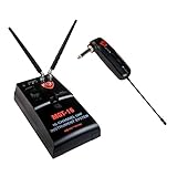 Nady MGT-16R Miniature wireless instrument system (guitars, basses & violin) –– Stompbox style receiver with 16 user selectable UHF frequencies -Right Angled transmitter for surface mounted jacks only