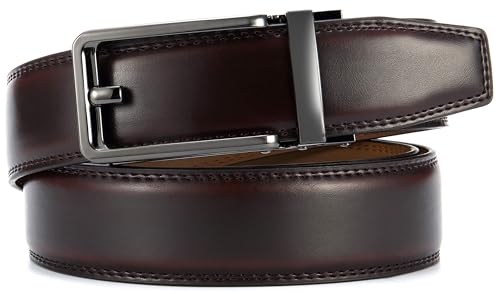 Image of CHAOREN Click Belts for Men - Mens Ratchet Belt 1 3 /8 inch for Dress Pants - Perfect Companion to Men's Oxfords