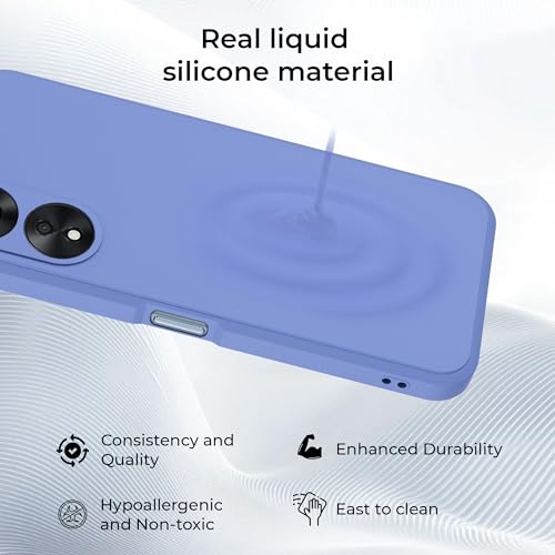 Image of A rtistque Back Cover Case for Oppo A78 5G with Camera Protection | Shockproof TPU | Stylish Protective Design | Slim Fit | Ultra Matte | Oppo A78 5G Back Cover - Blue