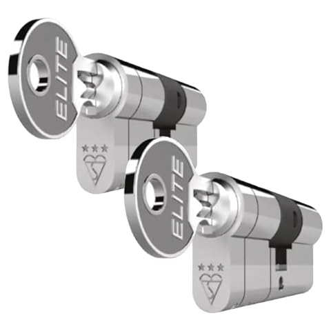 Elite 3 Star Keyed Alike Euro Cylinder Lock Cover