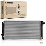 A-Premium Engine Coolant Radiator with Transmission Engine Oil Cooler Compatible with Cadillac Allante 1993, DeVille 94-99, Eldorado 93-02, Seville, 4.6L, Automatic Trans., Replace# 8011482, 52457777