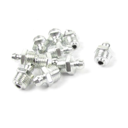 Boquillas de engrase metálicas de alta resistencia con rosca de 10mm x 1mm