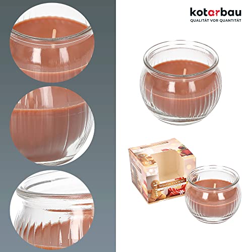 KOTARBAU® Duftkerze Duftkerze im Glas Brenndauer bis zu 28 Stunden Geschenke mit Angenehmer Duft Aromatherapie Dekorations-Kerzen Winter Cookies – Bild 3