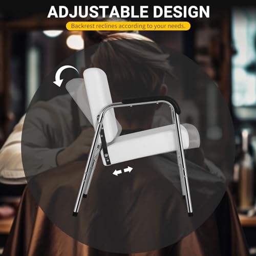 BLKMTY-Barber-Chair-Recline-Salon-Chair-Portable-Stylist-Chairs-Comfy-Shampoo-Chair-Hair-Stylist-Chair-for-Salon-Barbershop-Home-Beauty-Salon-Equipment-Max-Load-Weight-330-lbs-White