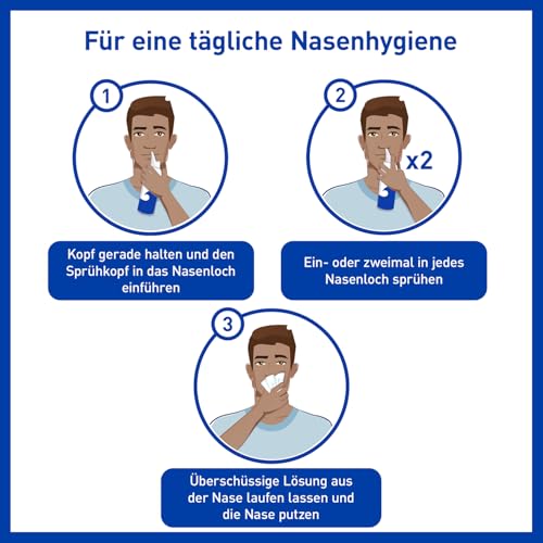 Stérimar Hygiene Meerwasser Nasenspray - 100% natürliches Meerwasser - 2 in 1 Spray & Spülung für Erwachsene und Kindern ab 3 Jahren, 100ml, 300 Sprühstöße