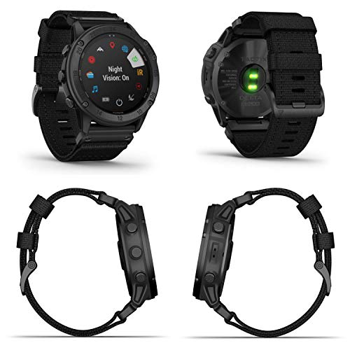 Wearable4U Garmin Tactix Gps Tactical Smartwatch Bundle (Tactix Delta Solar, +Black Earbuds) #TOP1