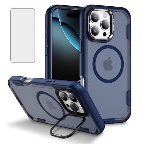 Coque iPhone 16 Pro Max Asuwish HY3FCXZJ Bleu silicone antichoc