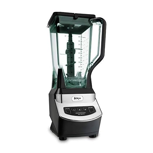 Ninja NJ600WMC Professional Blender, 72 oz Pitcher, Black/Silver, 900W (Canadian Version)