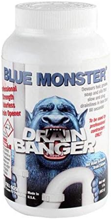 Set of 2 Blue Monster Drain Banger Drain Cleaner