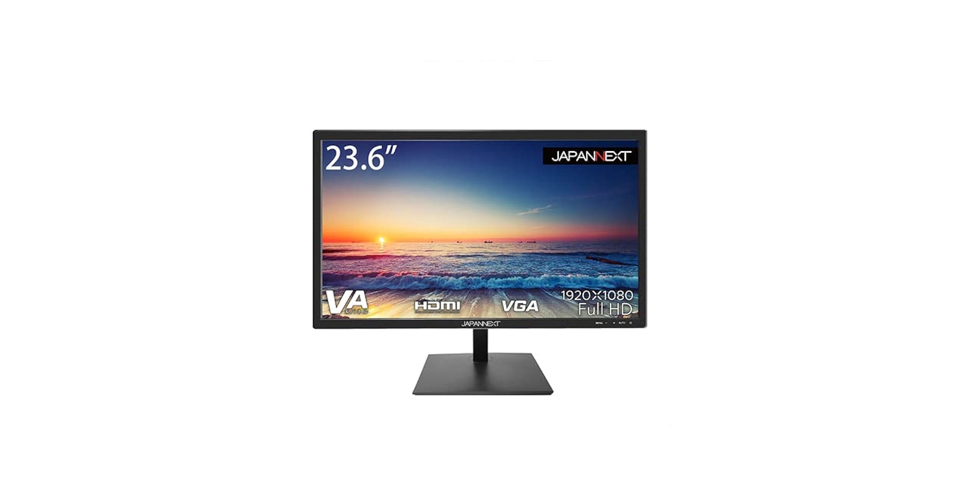 23.6型ワイド液晶ディスプレイ Full HD 1920×1080対応 生産終了〉JAPANNEXT「JN-V236DF」23.6インチFHDデスクワーク