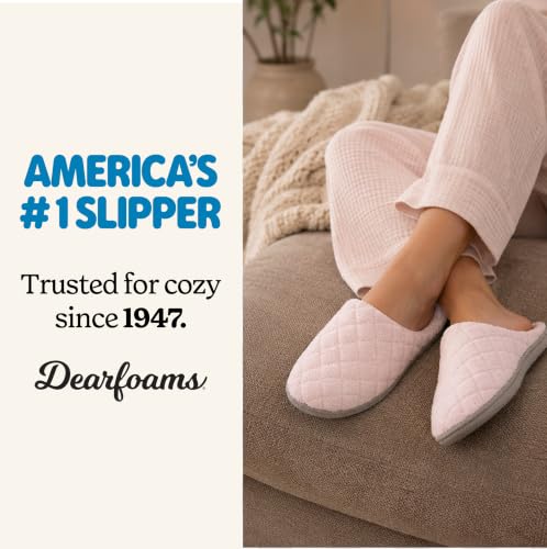 Image of Leslie Terry Clog House Shoes with Memory Foam, Indoor Slippers with Wide Widths