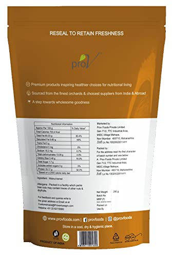 Image of ProV Premium - Walnut Extra Light Halves 250 gm| Walnut Kernels (Akhrot Giri)| Rich In Omega3| Dry fruits & Nuts| Crunchy & Crisp Walnuts