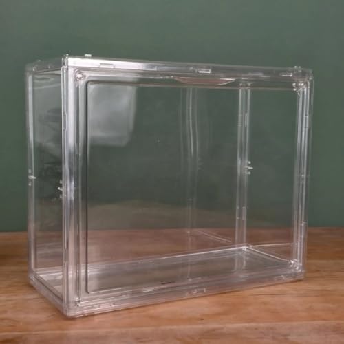 Image of 1:64 Diorama Transparent Acrylic Display Case 20 /30 Parking Space | Magnetic Switch, High Transparency, Compatible with 1:64 Scale Diecast Hot Wheels Models Cars