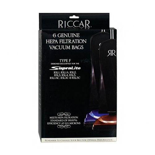 Riccar Genuine Vacuum Bag for: Riccar RFH-6 / Type F (Single Pack)