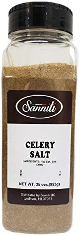 Sanniti Premium Celery Salt, 35 Ounce